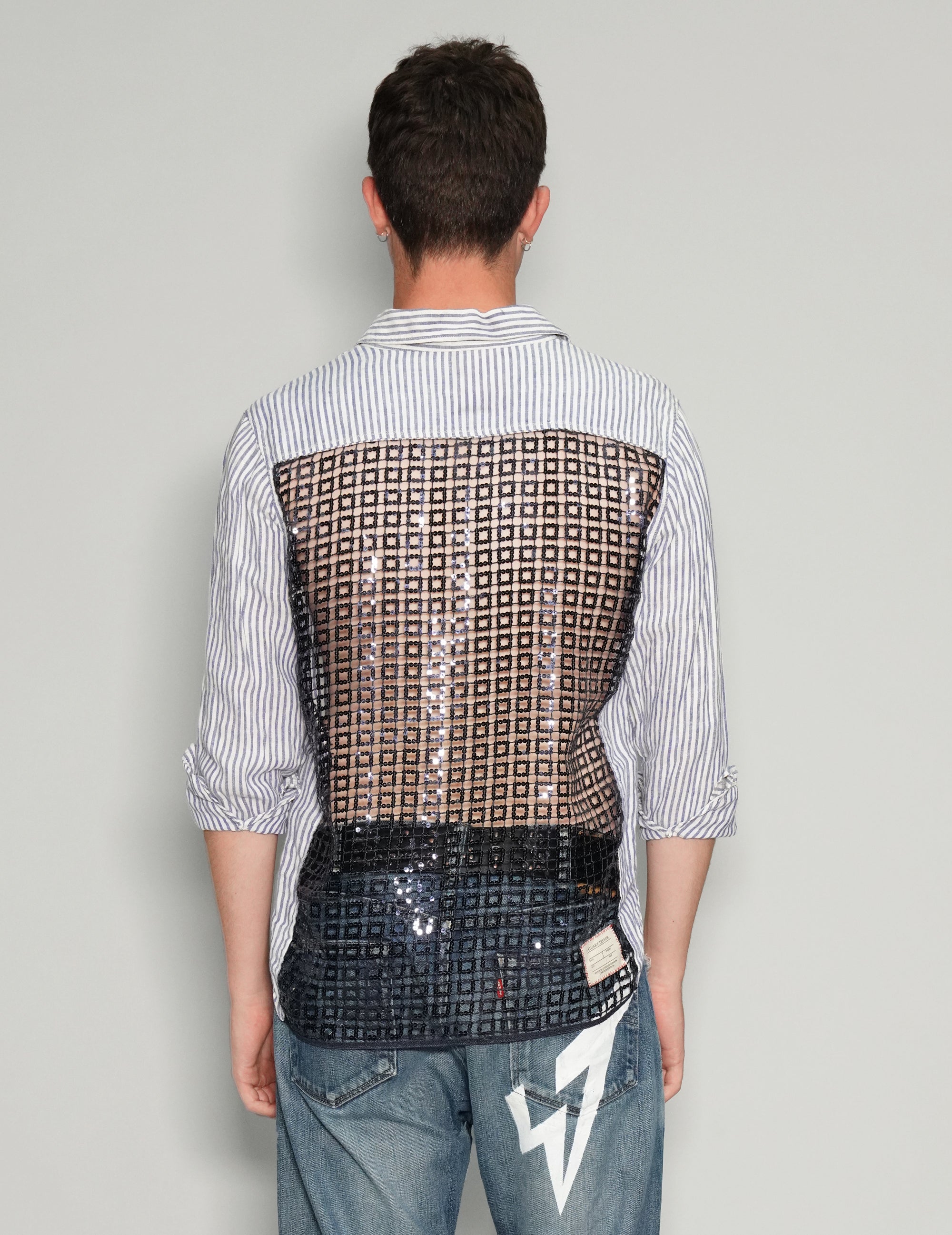 Striped Party Back Shirt