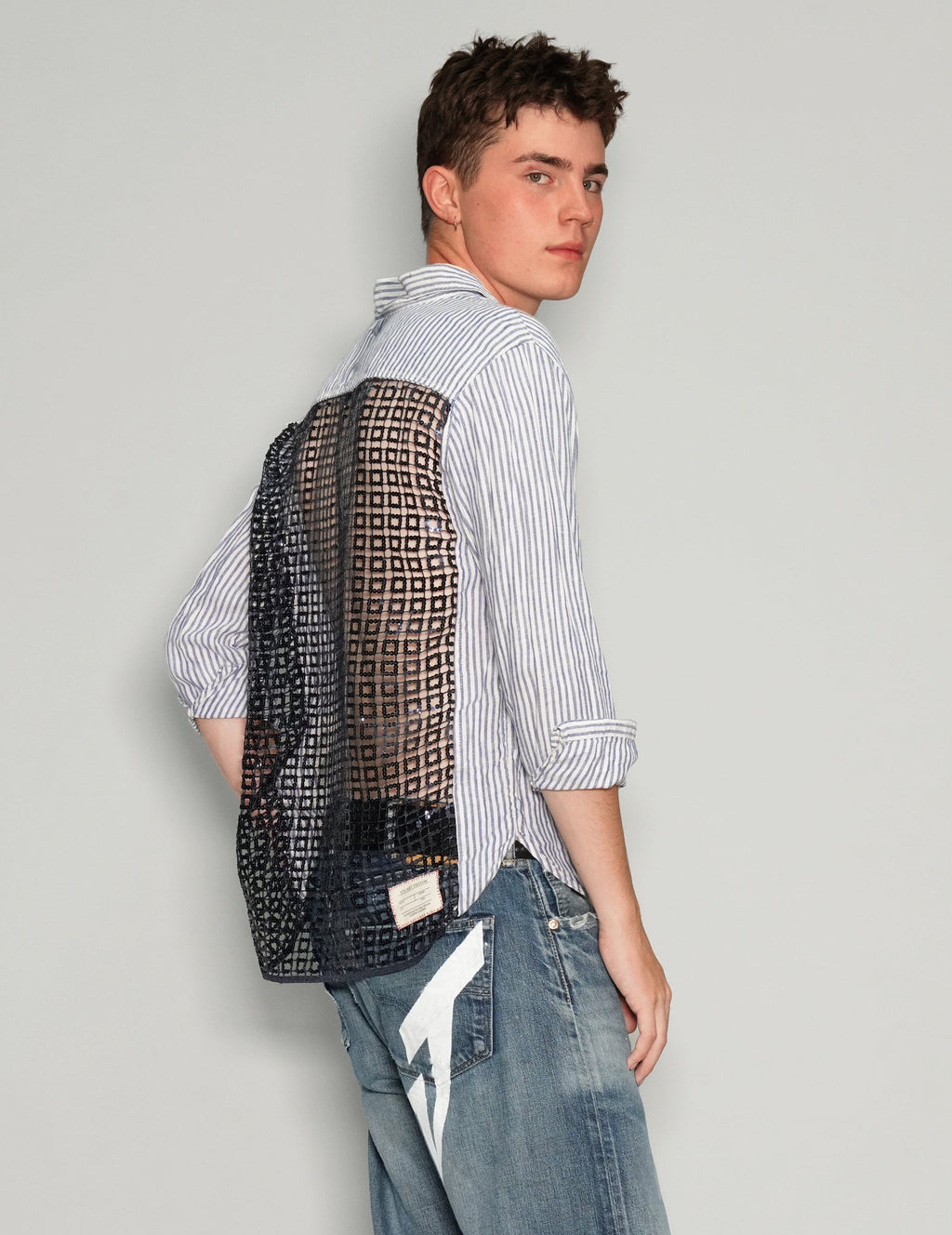 Striped Party Back Shirt