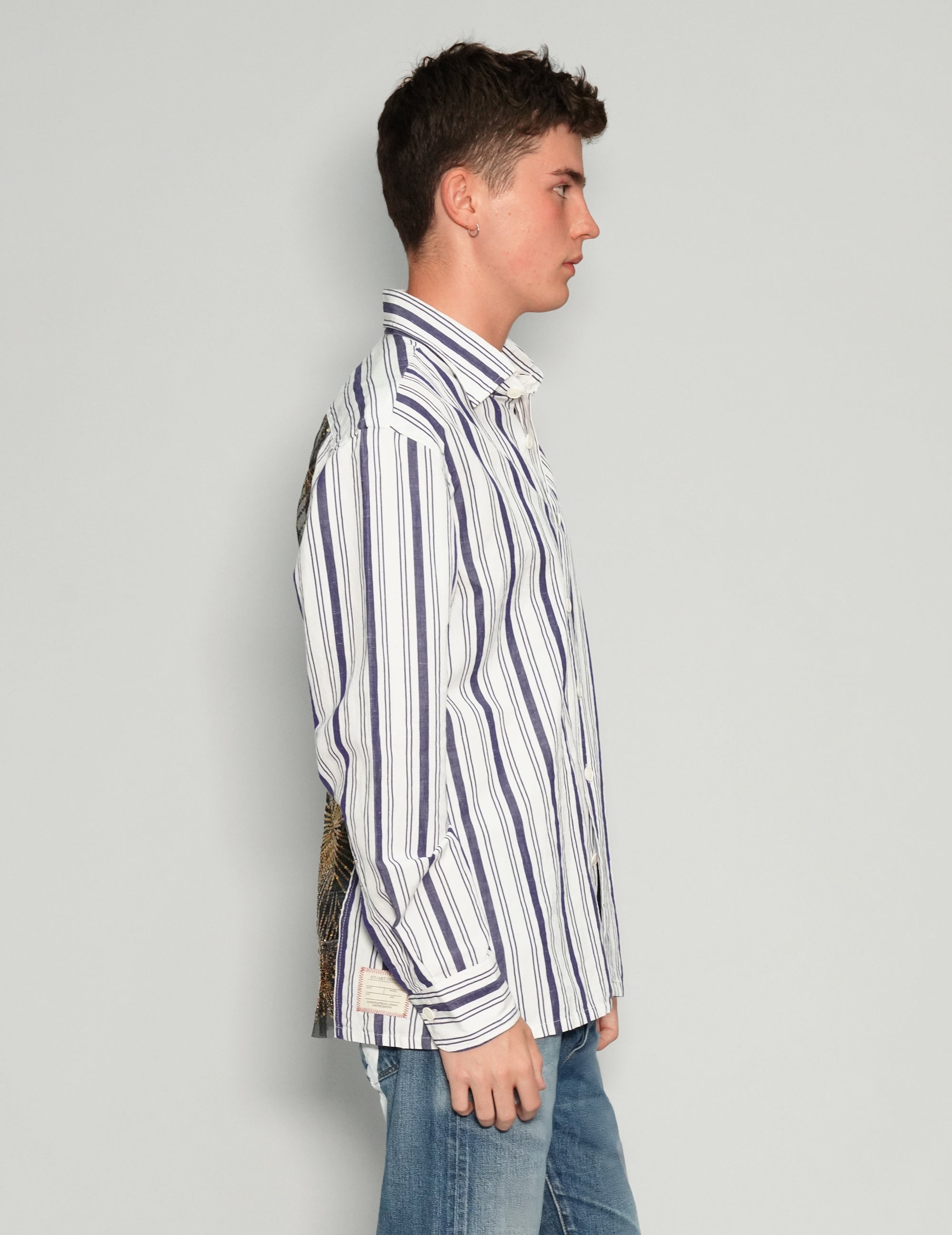 Striped Party Back Shirt