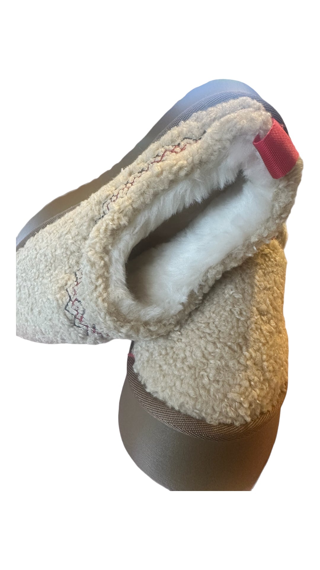 Fleece Platform Cosy Mule