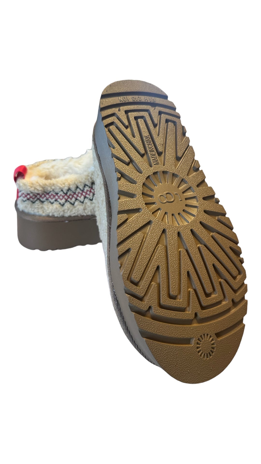 Fleece Platform Cosy Mule