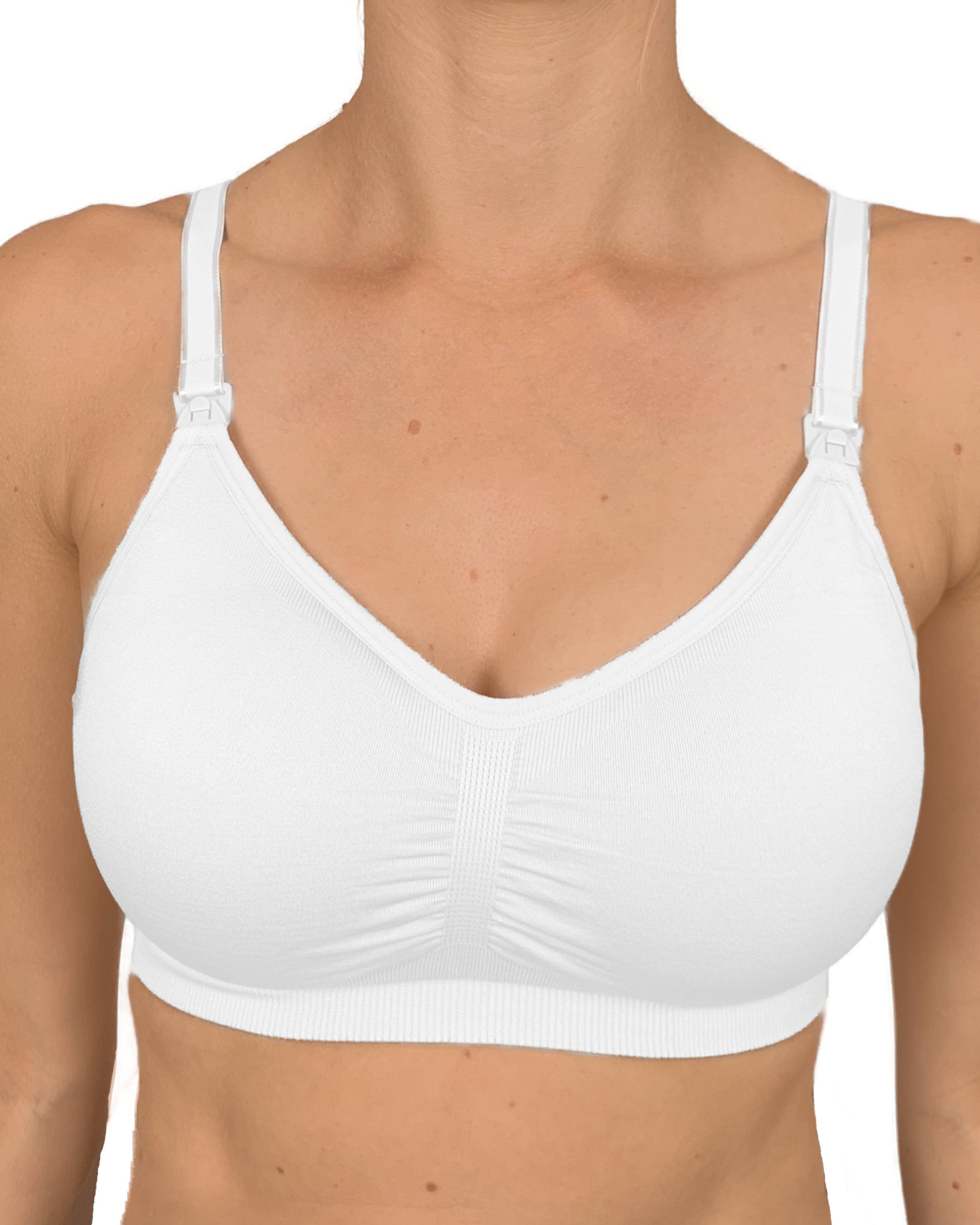 Everyday Seamfree Maternity and Nursing Bra | B to F Cup | Beige