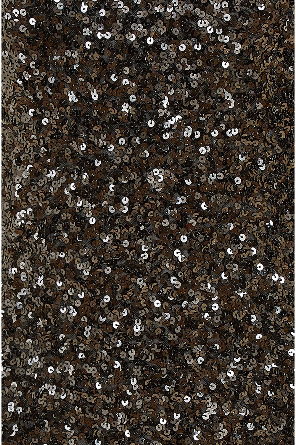 Yumi Black Sequin Long Sleeve Bodycon Midi Dress